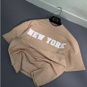 تیشرت مردانه NEW YORK کرم کد 217635