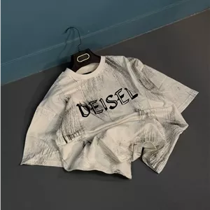تیشرت مردانه DEISEL راه راه سفید کد 217658