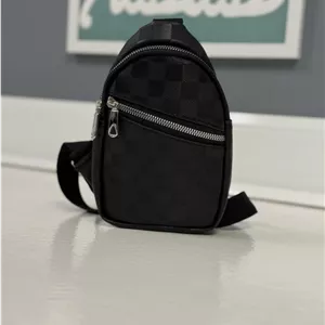 بادی بگ مردانه طرح زیپ شطرنجی کد 127328