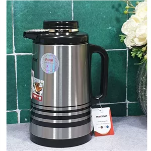 فلاسک یک لیتری مکسی من شیشه صورتی اصلی مدل27110