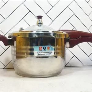 زودپز7لیتر تکدسته قرمز 24cm استیل نگیر زومبا 18 ماه گارانتی