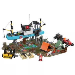 ساختنی مولد کینگ 10191 تعمیرگاه قایق ماهیگیری Fishing Boat Repair Yard