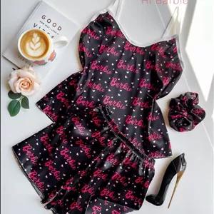 تاپ و شورتک ساتن باربی تا سایز ۴۲