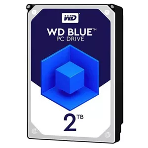 حافظه اچ دی دی اینترنال وسترن دیجیتال مدل آبی ظرفیت 2 ترابایت استوک Western Digital Blue 2TB Internal HDD