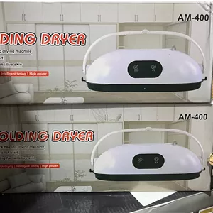 خشک‌کن لباس خشک کن لباس تاشو و ضدقارچ، ضدآلرژی، ضدبیماری AM-400 | مناسب شهر ها با رطوبت بالا یا سرمای زیاد و مسافرت و کمپینگ و منزل ، شیک و بدون نم و بو