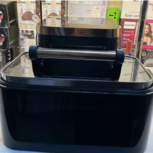 سرخ کن هوا پز ایر فرایر ۱۵ لیتری سیلورکرست مدل SL2025 SilverCrest توان ۲۴۰۰ وات SilverCrest Air Fryer 15L SL2025 بدنه استیل و مدرن و شیشه دوجه داره پیرکس