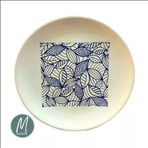 بشقاب طرح برگ - سایز 4