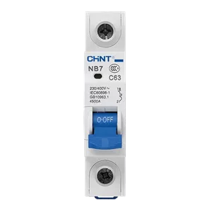 کلید مینیاتوری تکفاز 50 آمپر NB7-1P C50 تیپ C