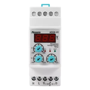 سوپر کنترل ولتاژ تکفاز دیجیتال مدل ADGK-01 شرکت Aoasis با نمایشگر
