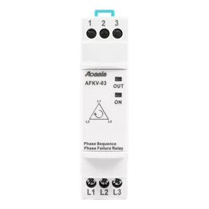رله کنترل فاز موتوری مدل AFKV-03 شرکت Aoasis