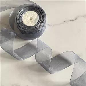 ربان 4سانتی حریر طوسی