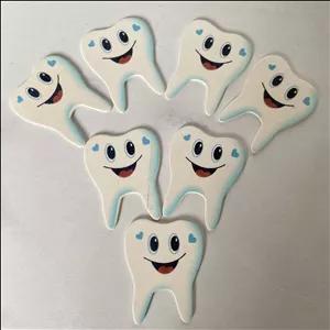 استیکر دندانی آبی 