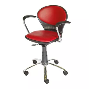 صندلی کارمندی N108 گردون با دسته رویه کوبی شفق