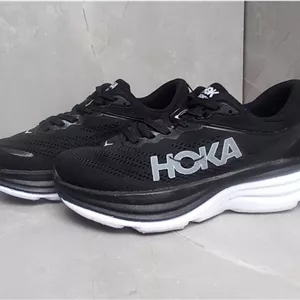 کتونی هوکا bondi 8 مشکی زیره سفید