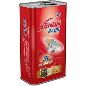 روغن موتور زنون پلاس 20w50 sl حجم ۴لیتر