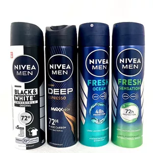 اسپری‌های مردانه نیوآ مدل‌های Fresh Sensation، Fresh Ocean، Deep Espresso و Black & White