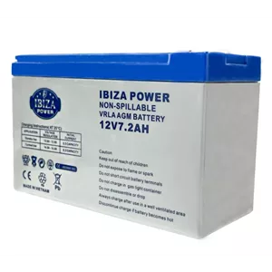 باتری 12 ولت 7.2 آمپر ساعت آیبیزا IBIZA اصل ویتنام تولید 2026 - مناسب برق اضطراری دوربین EPS ، دزدگیر ، اعلام حریق ، ماشین شارژی