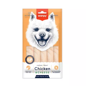 بستنی سگ ونپی wanpy مرغ و پنیر 70 گرمی