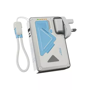 پاوربانک پاورولوژی مدل PP080 ظرفیت ۱۰ هزار میلی آمپر ساعت