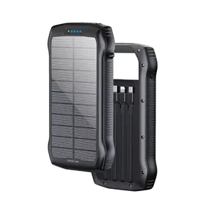 پاوربانک خورشیدی ۲۰۰۰۰ میلی‌آمپرساعتی گرین لاین مدل Solar Force GL-PX82 با توان ۲۲.۵ وات