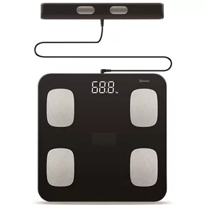 ترازو هوشمند پرووان ProOne Body Lab با آنالیز ترکیب بدن، بلوتوث و ظرفیت ۱۸۰ کیلوگرم مشکی 12 ماه گارانتی کاوان سرویس