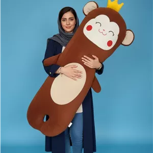 بالش فانتزی عروسکی بغلی میمون 140×50