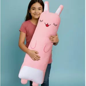 بالش فانتزی عروسکی بغلی خرگوش 110×46