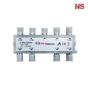 تقسیم کننده اسپلیتر فونیکس 1 به 8 مدل SPLITTER PHoenix PH-08