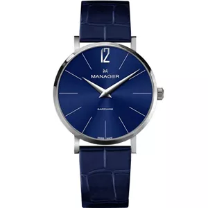 ساعت مچی مردانه منیجر مدل MAN-PS-08-SL