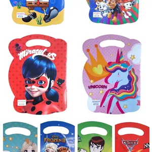 دفتر نقاشی 50 برگ فانتزی مدل دسته دار