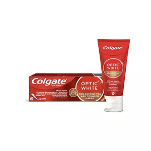 خمیردندان فلوراید دار کلگیت مدل اپتیک وایت OPTIC WHITE حجم ۵۰میل