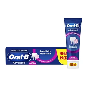 خمیردندان آلمانی اورالبی ORAL-B سری کلینیکال مدل ADVANCED حجم ۱۲۵ میل