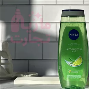 شامپو بدن نیوا سری shower GEL مدل LEMONGRASS & OIL رایحه لیمویی حجم ۵۰۰میل