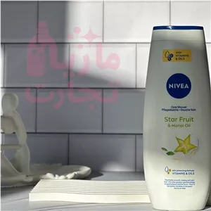 شامپو بدن نیوا سری care shower مدل STAR FRUIT & MONOI OIL رایحه میوه ستاره‌ای و روغن مونوی حجم ۵۰۰میل