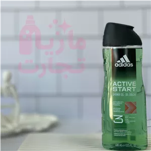شامپو سه فاز بدون سولفات مناسب سر صورت و بدن آدیداسadiadas مدل ACTIVE START حجم ۴۰۰میل
