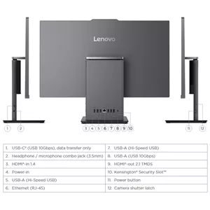 آل این وان لنوو 27 اینچی مدل ThinkCentre neo 50a Gen 5 i7 13620H 16GB 1TB