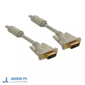 کابل SVGA دو سر زغال دار  با روکش نایلون فرانت مدل FN-VCB100 طول 10 متر
