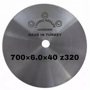 تیغ اره آتشی سه گل اصلی ترکیه 40×6.0×700 LUDWIG KOHLER