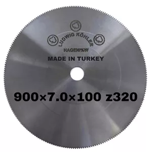 تیغ اره آتشی سه گل اصلی ترکیه 100×7.0×900 LUDWIG KOHLER
