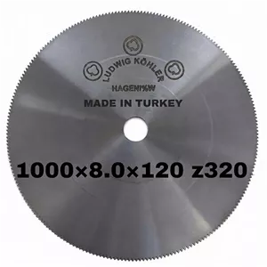 تیغ اره آتشی سه گل اصلی ترکیه 120×8.0×1000 LUDWIG KOHLER
