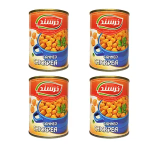 کنسرو نخود آبگوشتی خرسند - 370 گرم بسته 4 عددی