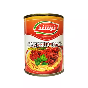 کنسرو سس ماکارونی با سویا خرسند - 370 گرم