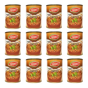 کنسرو عدسی خرسند - 370 گرم بسته 12 عددی