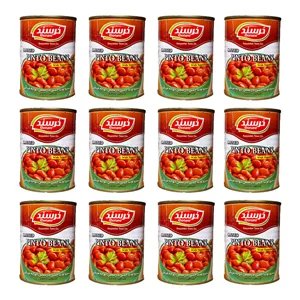 کنسرو لوبیا چیتی خرسند – 370 گرم بسته 12 عددی