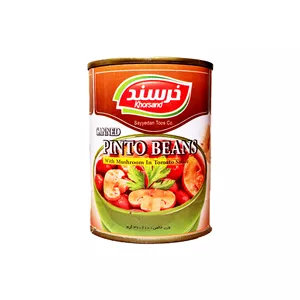 کنسرو لوبیا با قارچ خرسند - 380 گرم