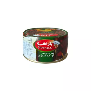 کنسرو خورشت قرمه سبزی با گوشت پتراکو - 180 گرم