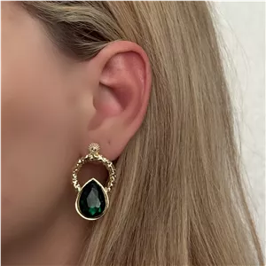 گوشواره اشک طرح جواهر