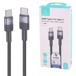 کابل تبدیل فست شارژ Usams SJ727 Type-C To Type-C 240W 1.2m