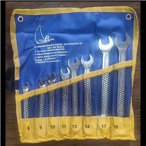 آچار یکسر تخت و یکسر رینگ تایوانی 8عددی عرفان