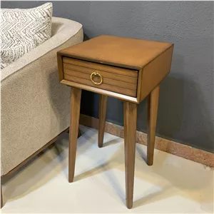 میز عسلی مدل فلورانس نارنجی مدل 507147